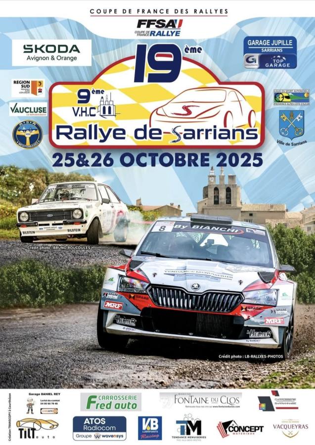 Cliquez sur l'image pour la voir en taille réelle 

Nom : 		Rallye de Sarrians 2025.jpg 
Affichages :	0 
Taille :		127,9 Ko 
ID : 			474