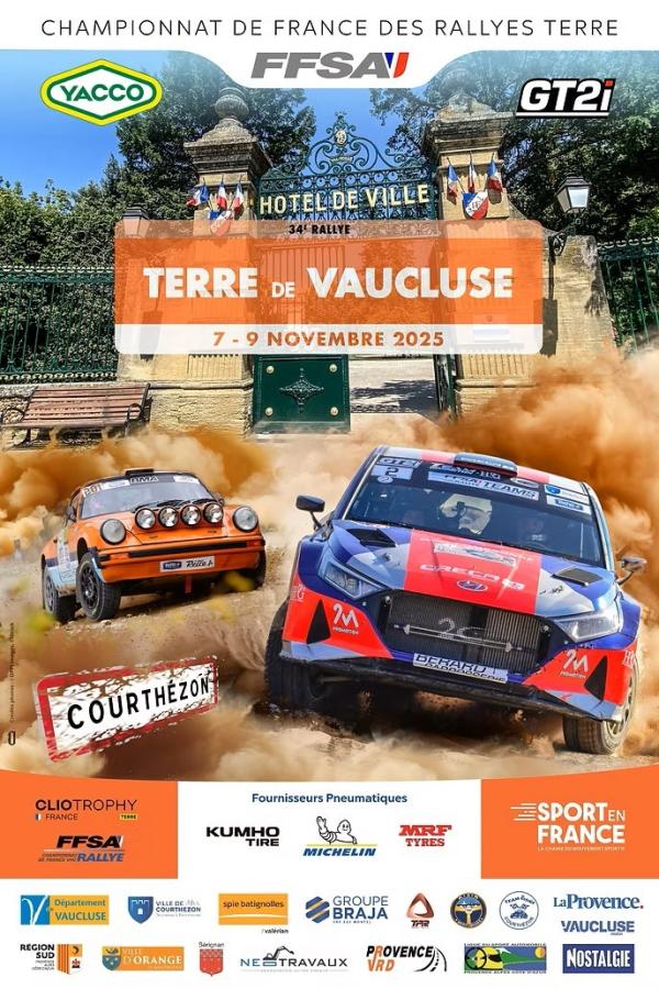 Cliquez sur l'image pour la voir en taille réelle   Nom : 		Rallye Terre de Vaucluse 2025.jpg  Affichages :	0  Taille :		127,3 Ko  ID : 			497